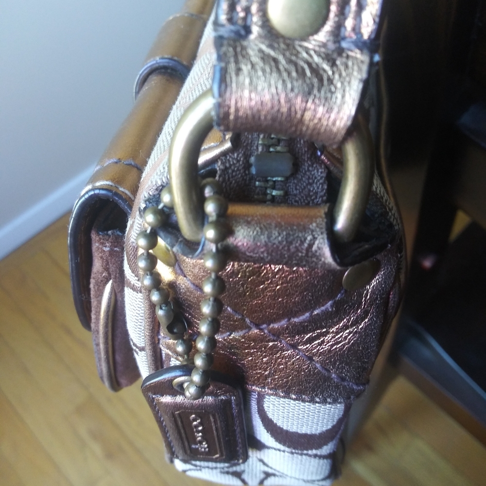 Coach limited edition signature print shoulder bag - Picture 4 of 15